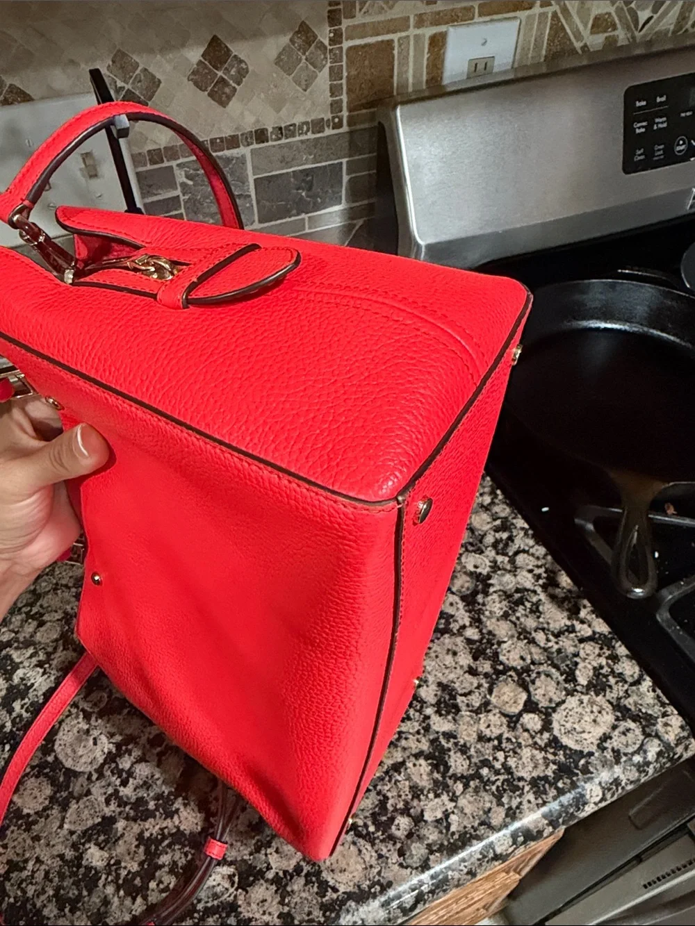 kate spade bright red